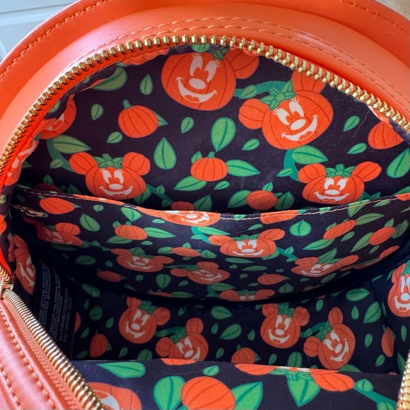 Disney Loungefly Pumpkin Minnie Mouse Bag and Headband Set - Picture 11 of 16